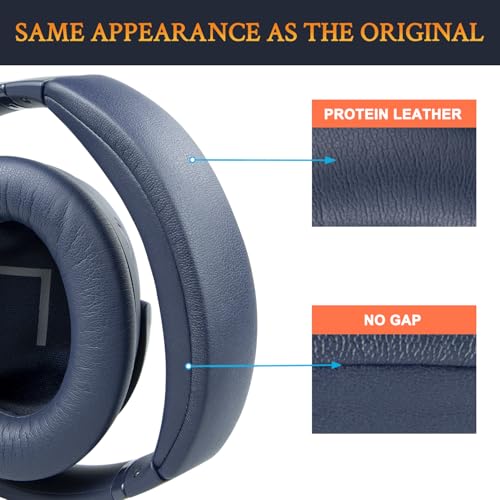 Image of SOULWIT Replacement Headband Pad Kit for Bose QuietComfort 45 (QC45) /QuietComfort SE (QC SE) /New Quiet Comfort Wireless Headphones, Easy DIY Installation (Blue)