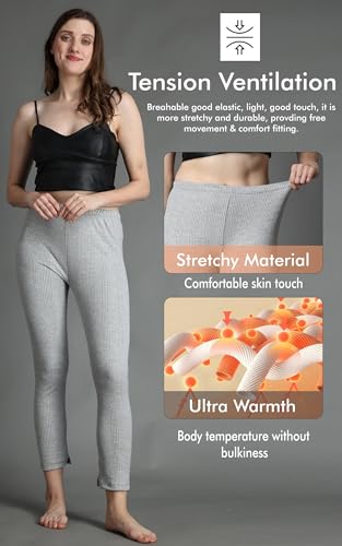 Image of Wearslim Winter Thermal Bottom Underwear for Women | Ultra Soft Winter Warmer Inner Wear Johns Pant Lower