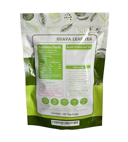 Wild Guava Leaf Tea 60-Teabags