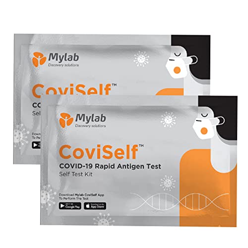 Image of Mylab CoviSelf COVID-19 Self Test Kit for Home,Proven Highest-Accuracy ICMR Approved (Pack of 2)