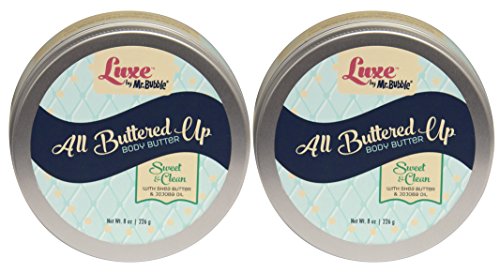Luxe by Mr. Bubble, Body Butter, Sweet & Clean Scent, 8 oz, Pack of 2