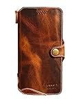 Yogurt Case for Motorola Moto G Stylus 5G | 2023 |, Genuine Leather Wallet Cover for Moto G Stylus 5G 2023, Handmade Dark Brown