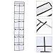 Veemoon Organizador de Zapatos Colgante 12 Bolsillos de Malla Tamaño 30X145 CM Color Blanco para Colgar Puerta Zapatero Práctico para Armario y Almacenamiento el Hogar Imagen de Veemoon Organizador de Zapatos Colgante 12 Bolsillos de Malla Tamaño 30X145 CM Color Blanco para Colgar Puerta Zapatero Práctico para Armario y Almacenamiento el Hogar