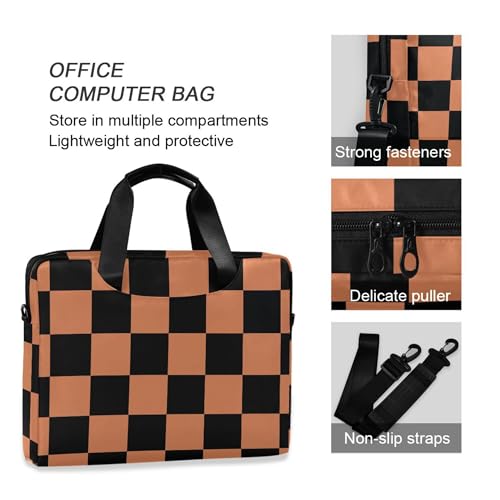 Maletín para portátil 13-15.6 pulgadas ALAZA negro y naranja miniatura 5