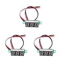 OSALADI 3stücke Amperemeter DC4-30V 0-10A aktuelle Anzeigetafel Meter LED-Digital-Amperemeter-Board-Modul Mini Plattentisch