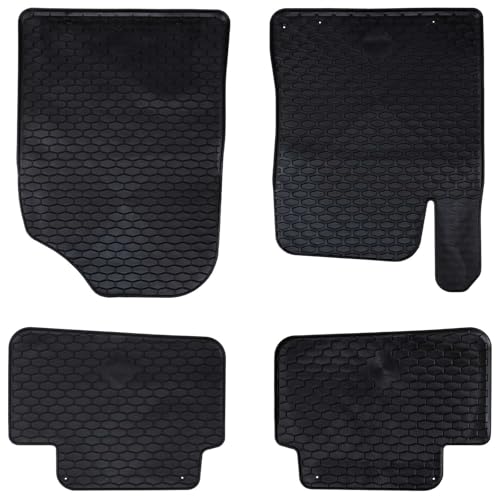 Tapis de sol voiture en caoutchouc noir pour Hyundai i30 2017