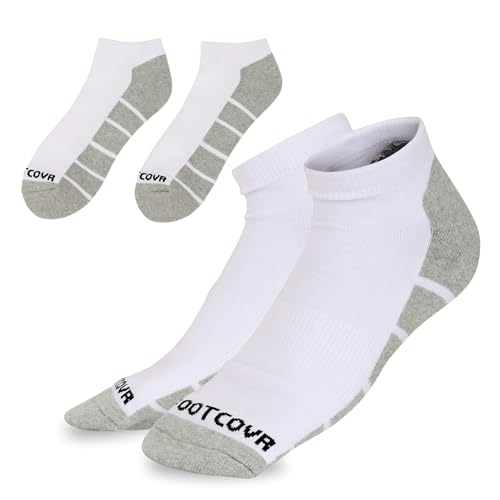 Cushioned Low ankle Socks for Women & Men - 6 Pair Ultra Soft Low ankle Socks Breathable Cotton Socks