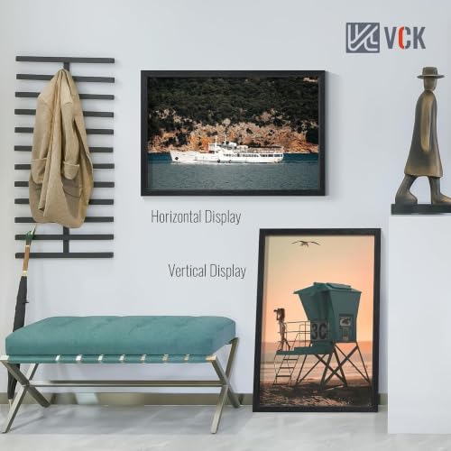 Image of VCK 24x36 Poster Frame 2 Pack, Black Wood Picture Frame, Wall Display