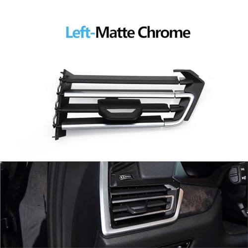 Grille ventilation d'aération Matte Chrome-L pour habitacle BMW G05 - 2
