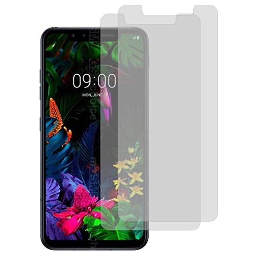 4ProTec I 2X Crystal Clear klar Schutzfolie für LG G8S ThinQ Displayschutzfolie Bildschirmschutzfolie Schutzhülle Displayschutz Displayfolie Folie