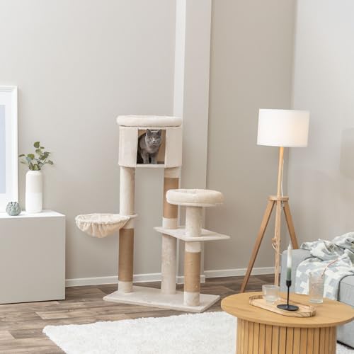 Árbol para gato TRIXIE Aidan 53 pulgadas con cama y rascadores miniatura 7