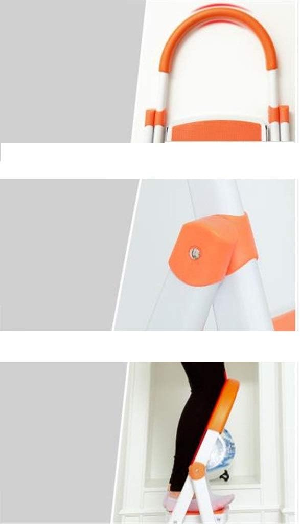 Step Stool Step Ladder,Portable Folding Heavy Duty Anti-Slip Stepladder Home Garden Ladder Household Ladder/Blue