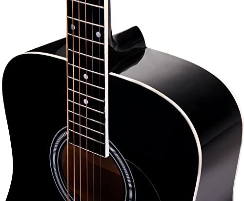 Classic Cantabile WS-10BK Guitare Folk Noire - Les Beatles, Paul McCartney, John Lennon, RIngo Starr, George Harrison Classic Cantabile WS-10BK Guitare Folk Noire – Image 4