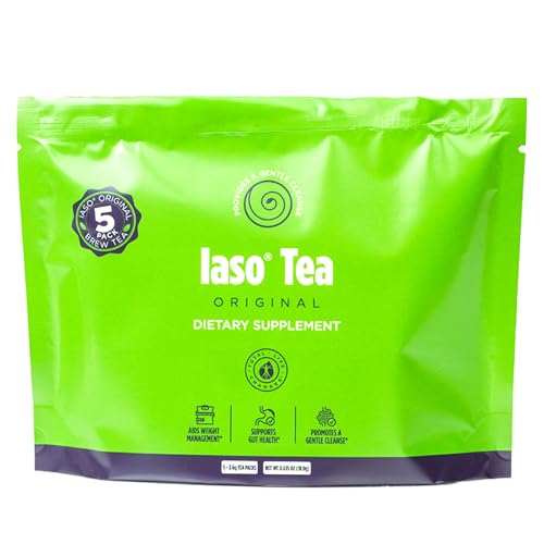 Iaso Brewed Tea (Original) - TLC Cleansing Tea & Refreshing Drink Formula for Balanced Lifestyle - 10 Convenient Sachets (5 Packs)