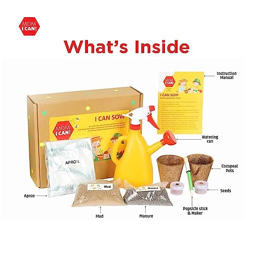 Mom I Can! The Gardening Kit (Version-2)| for Kids | Age 3 Years & Above| Gardening Kit for Kids | for Home Garden | Return Gifts | Value Based Activity Kits