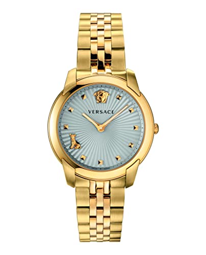 Versace Womens Gold 42 mm Audrey V-Watch Watch VELR00719