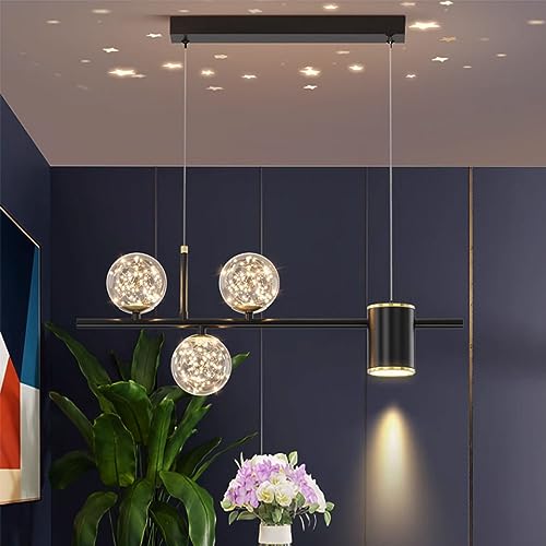 Luminaire suspendu multi-lumières pour l'ambiance d'un restaurant moderne