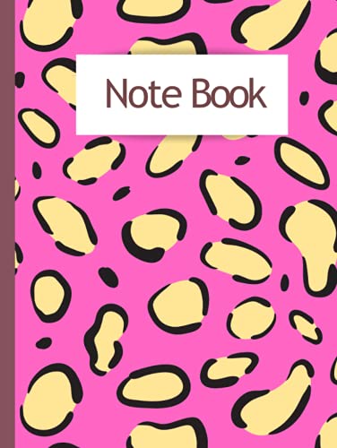 Notebook: Pink Leopard Composition notebook,College Ruled, 100 pages, 8.5” x 11” image 2