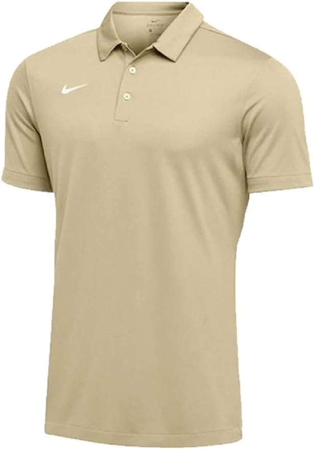 Nike Mens Dri-Fit Polo (Team Gold, Medium)