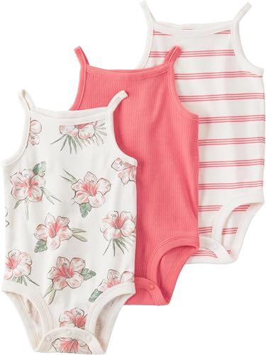 Image of little planet by carter's unisex-baby 3-pack Short Sleeve Bodysuits Made With Organic Cotton