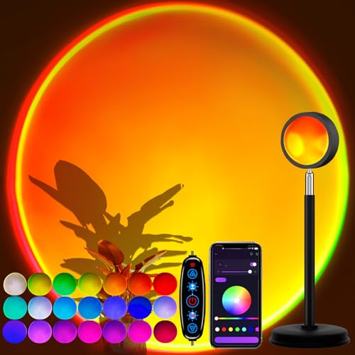 Molemyn 21-Color Sunset Lamp Projector with App Control — view 9