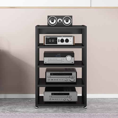 Meuble multimédia AV réglable pour home théâtre bureau et meuble de rangement
