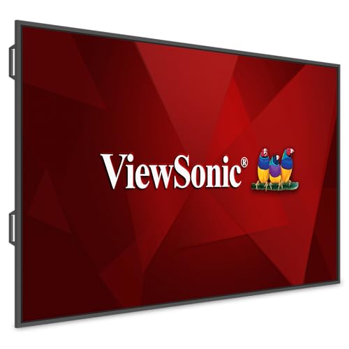 Image of ViewSonic CDE86G3 86 Inch 4K UHD OS-Free Commercial Display with 500-nit Brightness, 1200:1 Contrast Ratio, 10W Dual Speakers, HDMI, USB C, VGA, and USB Inputs