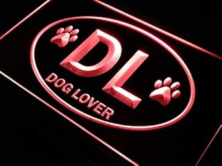 ADVPRO Dog Lover DL Paw Print Bar Beer LED Neon Sign Red 16" x 12" st4s43-j641-r