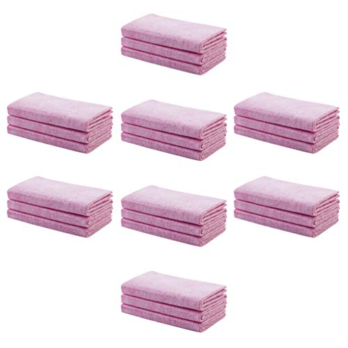 HEMOTON 24 peças de toalhas de limpeza de cozinha, panos de prato, panos de limpeza de microfibra pa