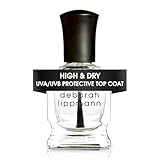 Deborah Lippmann High & Dry Top Coat for Nail Polish, 0.50 Fl Oz