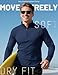 KEFITEVD UPF 50 Long Sleeve Men Quick Dry 1/4 Zip Pullover Summer Performance Rash Guard for Swimming Surfing Navy XL