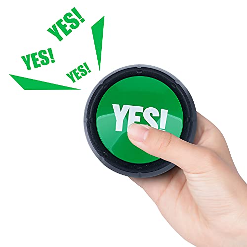 Image of MyMealivos Funny Buzzer Button Toy - Gag Gifts, Game Addition, Stocking Stuffer (Yes No)