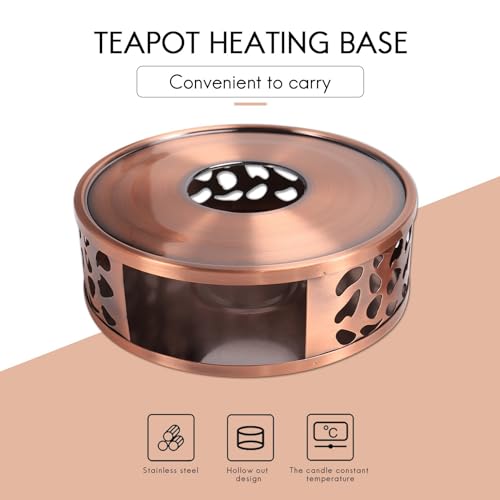 Base Chauffante Théière Réchauffeur de Thé Acier Inoxydable Cuisinière - 7