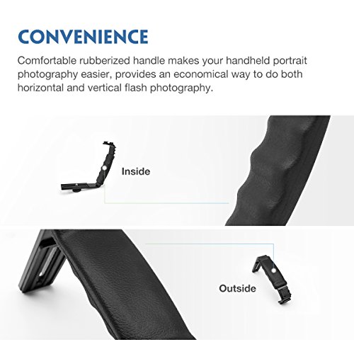 Moman L-Form Halterung Kamera Blitzschuhhalterung Handheld Griff Handgriff mit 1/4 Schraube für DSLR Kamera, Zhiyun… – Bild 3