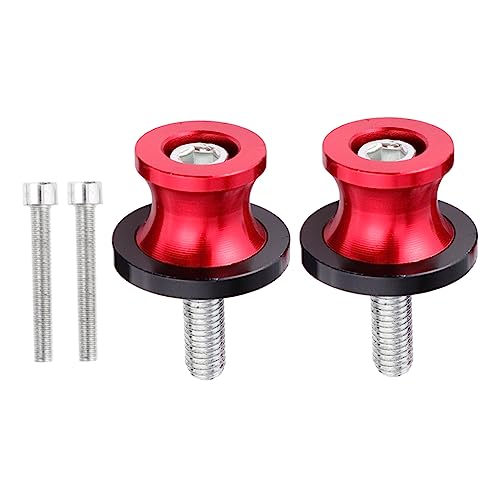 CHILDWEET Tornillo del Coche motoazadas motopico Apolo Tornillo de modificación Tornillo de elevación de la Motocicleta Tornillo del Marco de la Motocicleta aleación de Aluminio Rojo