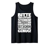 Bauklempner witzig Beruf Bauklempner lustiger Spruch Tank Top