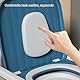 Tragbare Toilette für Erwachsene, Nachttisch-Toilettenstuhl, Abnehmbare Armlehnen, Rutschfeste Polsterung, Leiser Klappbezug, Doppellagiger, Geruchsversiegelter, Bequemer