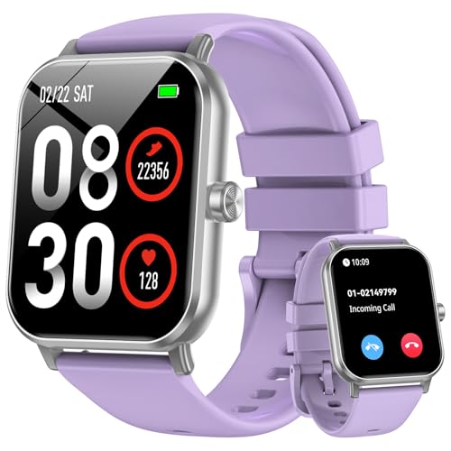 QONBINK Smart Watch for Men Women, 1.85' HD Fitness Tracker with Bluetooth Calls, 5 ATM Waterproof,...