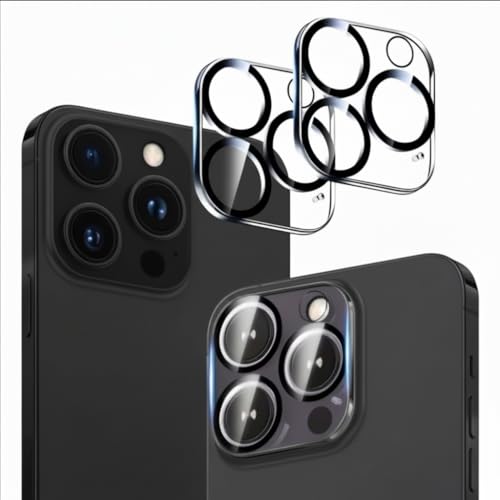 2-Pack Tempered Glass Camera Lens Protector for iPhone 11 Pro 5.8" & iPhone 11 Pro Max 6.5", Bling Sparkle, Ultra HD, 9H Hardness, Anti-Scratch, Case Friendly, Easy to Install