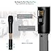 Bietrun Wireless Microphone, Dynamic Microphone with Rechargeable Receiver, Auto Connect,All Metal Design,160ft Range,Cordless Mic for Karaoke Machine,Amplifier Speaker,Mixer,iPhone,Camera, Interview