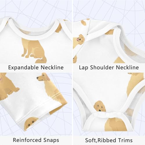 vvfelixl Baby Bodysuits Black Pug White Long Sleeve Cotton Baby Clothes For Boys Girls 0-24 Months4