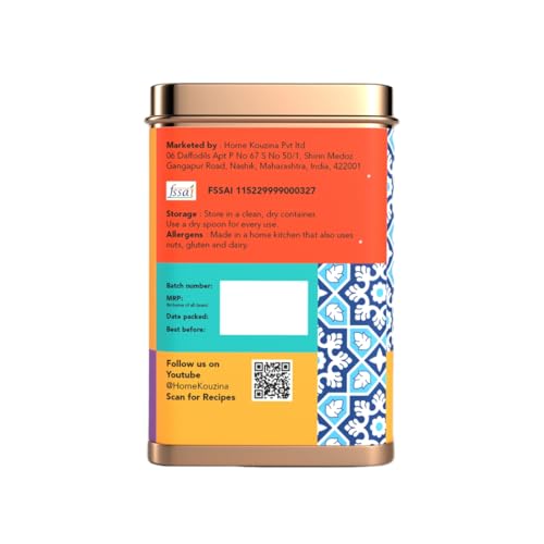 Image of Home Kouzina Hyderabadi Biryani Masala - 150g| For Authentic Hyderabadi Veg, Mutton, Chicken Biryani | No Artificial Additives | Made in Small Batches | 100% Natural Ingredients| Traditional Recipe