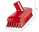 Vikan 70414 Stiff Bristle Deck Scrub, 10-3/4 Polyester, Red