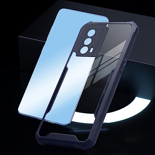 Image of Jkobi Back Cover Case for vivo iQOO Z5 5G (Shockproof with Polycarbonate Clear Panel | Professional Black)