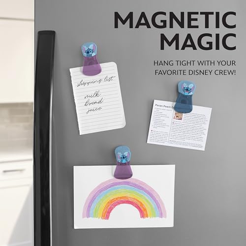 Image of Disney Stitch Magnetic Chip Clips, Set of 6