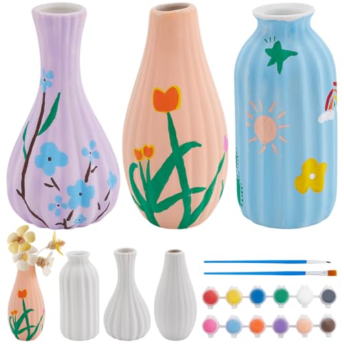 Peindre votre propre poterie facilement avec le kit céramique vase WEBEEDY