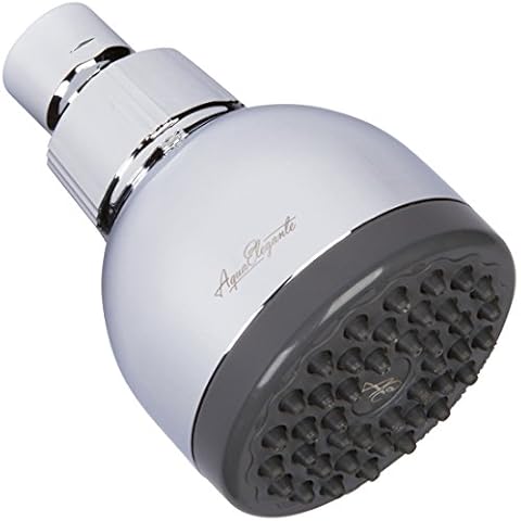 Aqua Elegante 3 Inch High Pressure Shower Head - Best Pressure for Wall Mount, Adjustable Showerhead - Chrome Cover