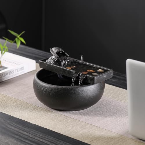 Andady SJTG-SJT-BR#-HOMEPC-190722-B08CDLJ7WC Ceramic Tabletop Fountain thumb #3