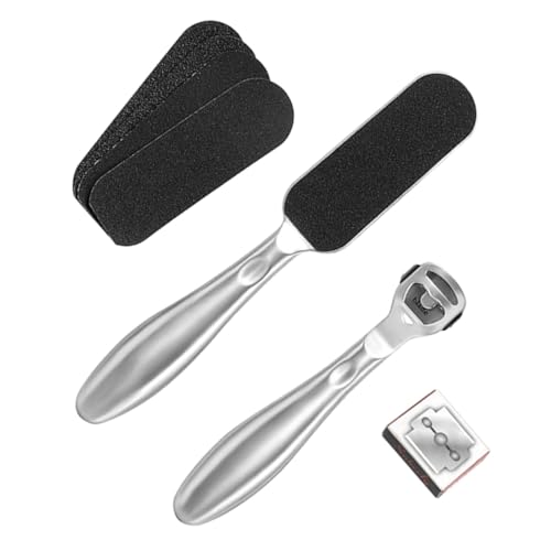 Healvian 1satz Edelstahl Pediküre Teiliges Kit Mit Callus Trimmer Nagelfeilen Und Pediküre Schneidern Hochwertige Werkzeuge Für Fußpflege Und Einfache Anwendung