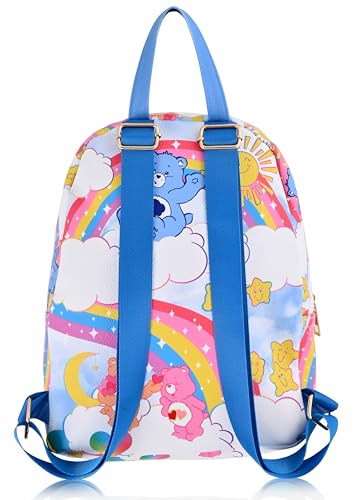 Fast Forward Care Bear Backpack for Women, Men, Unisex | Cute PU Leather 10"" Care Bear Mini Backpack Purse Shoulder Purse | Care Bear Bag and Care Bear Accessories, C2PM38FN - Image 3